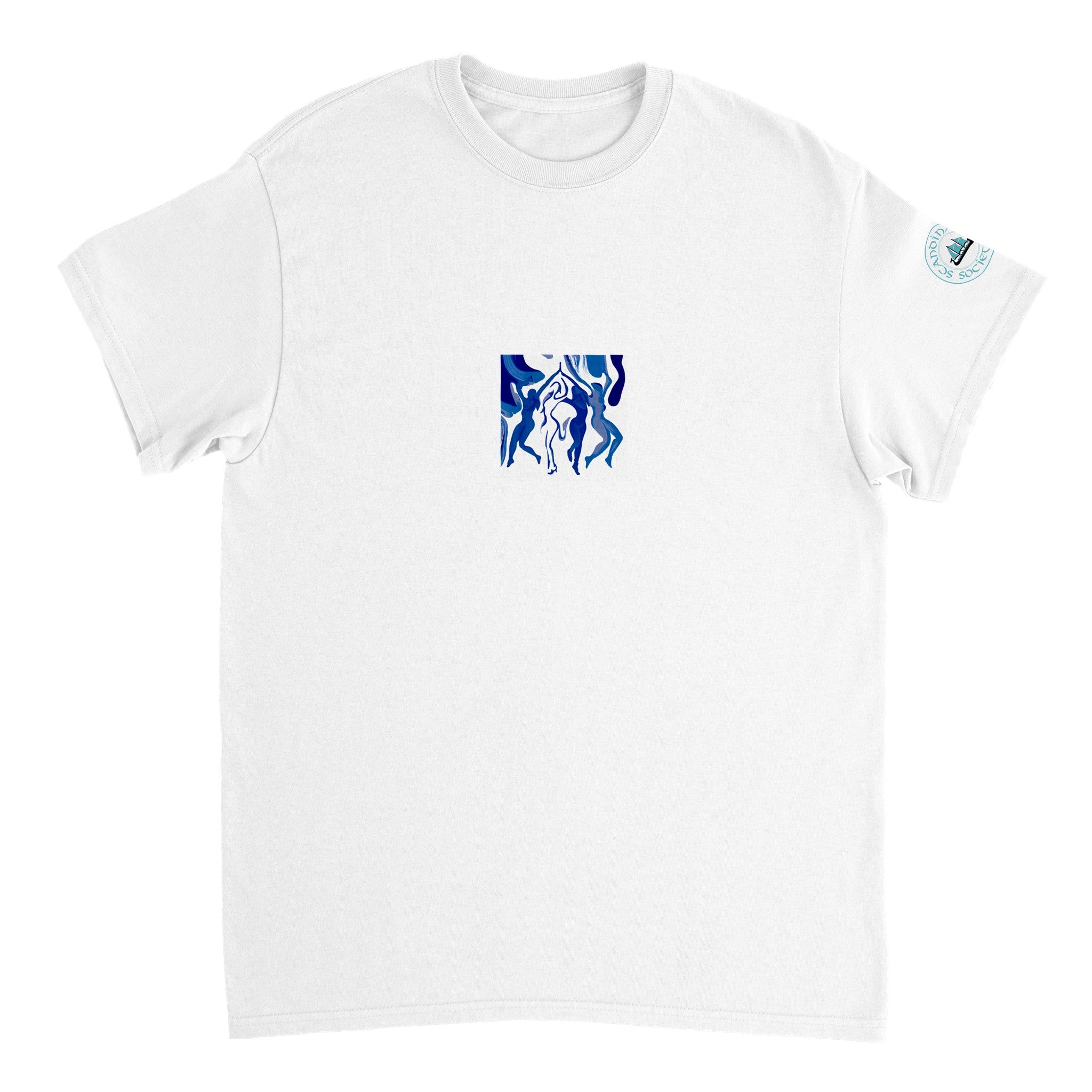 SCANDI Collaboration T shirt white THE AI ART GALLERY