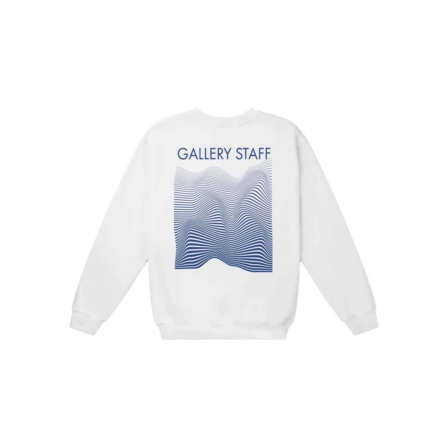 distortion / Gallery Staff Collection / Sweatshirt / white