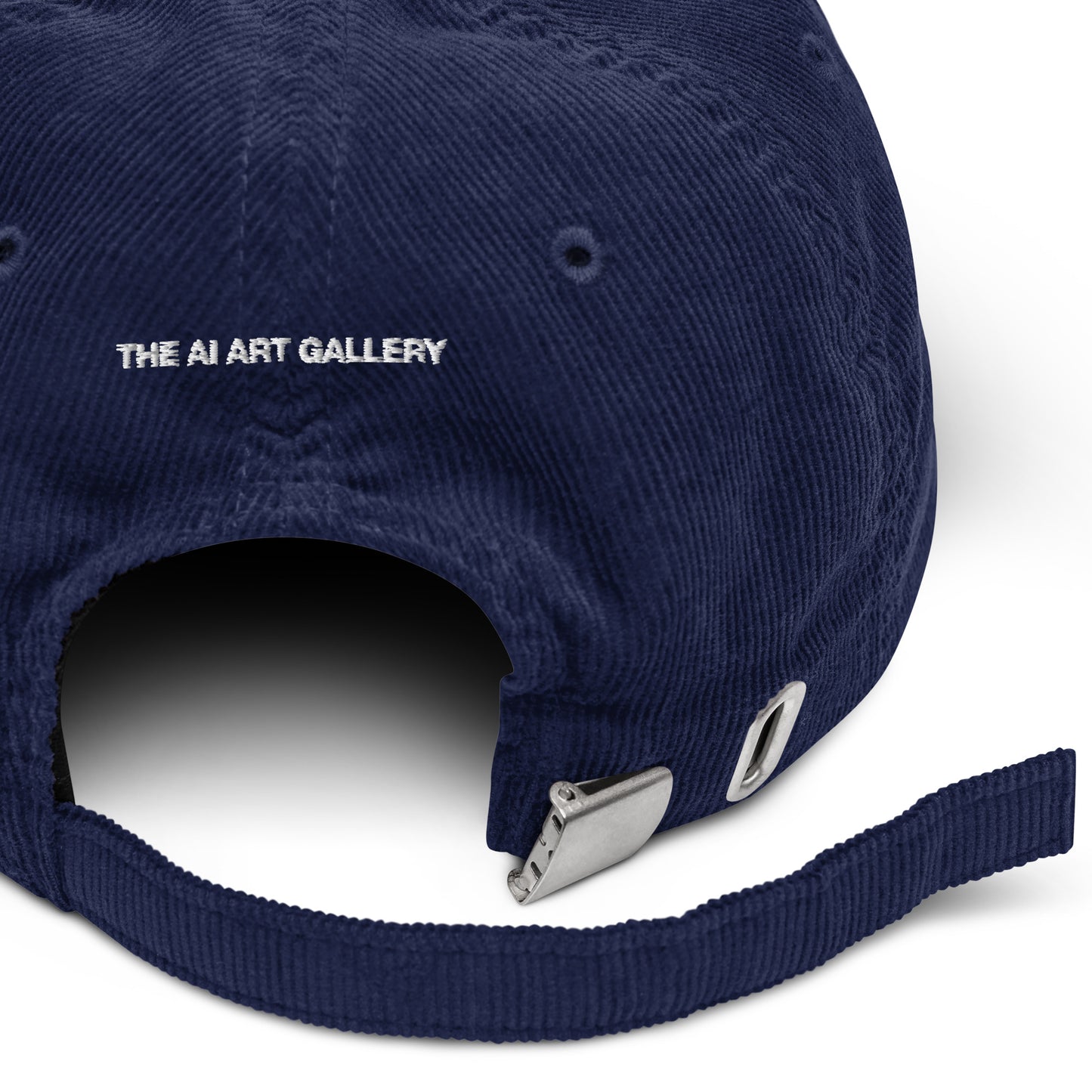 Logo Corduroy Cap / Navy