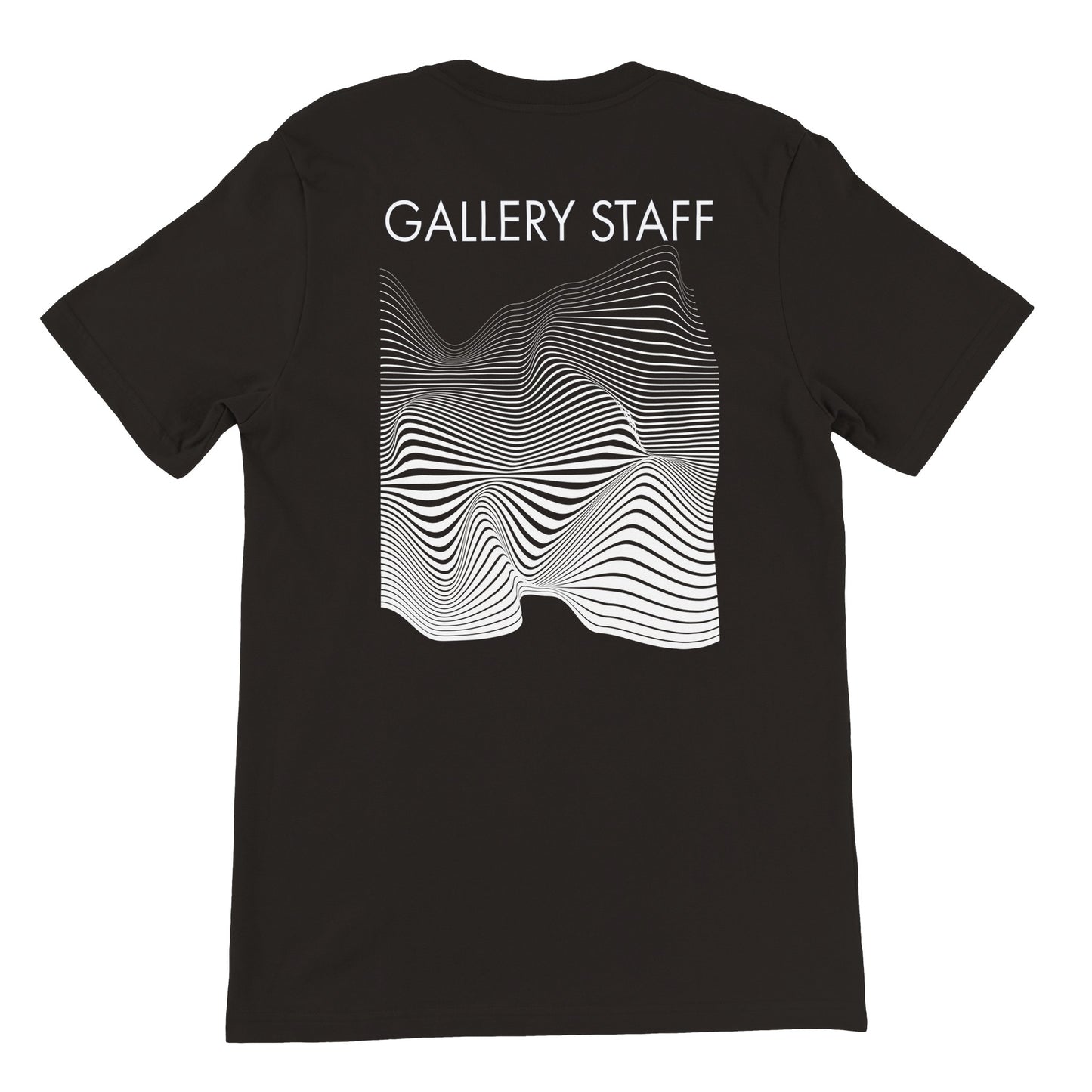 distortion / Gallery Staff Collection / T-shirt / black