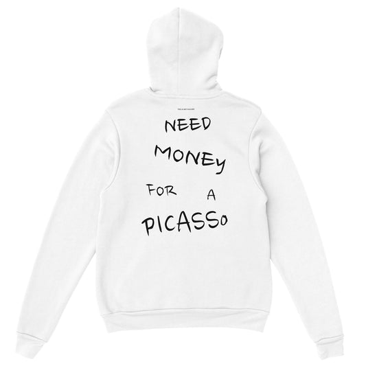 NEED MONEY FOR A PICASSO / Hoodie / White