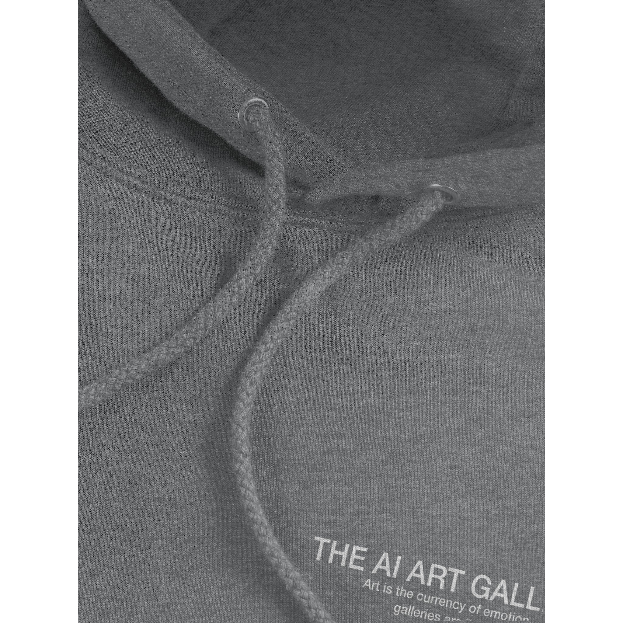 NEED MONEY FOR A PICASSO Hoodie grey THE AI ART GALLERY