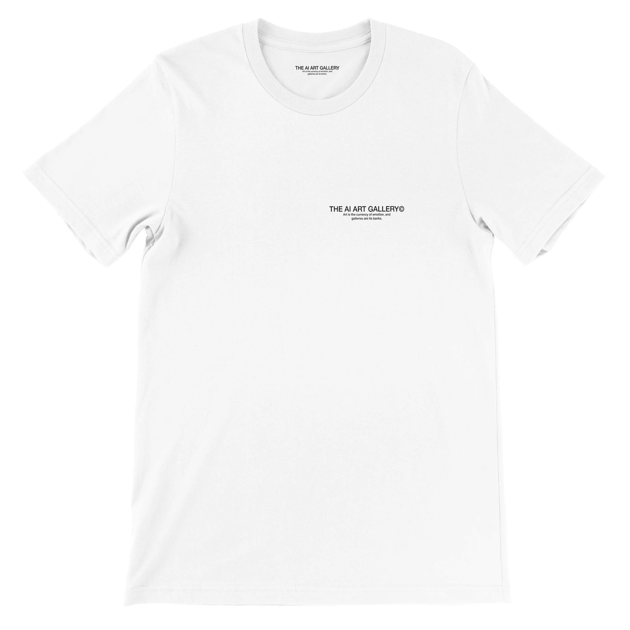 I FORGOT THE MESSAGE / T-Shirt / white – THE AI ART GALLERY