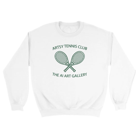ARTSY TENNIS CLUB / / Sweatshirt / White