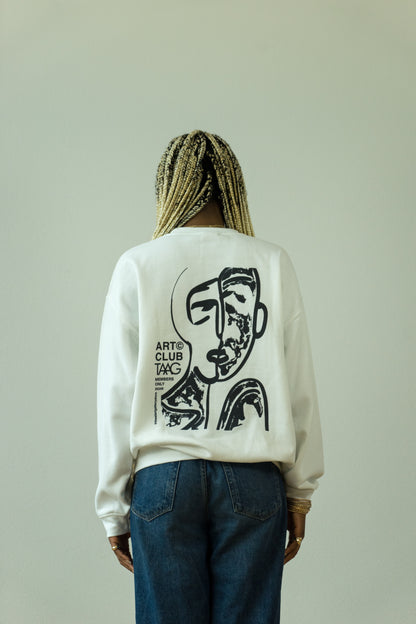 WHITE MAN SWEATSHIRT