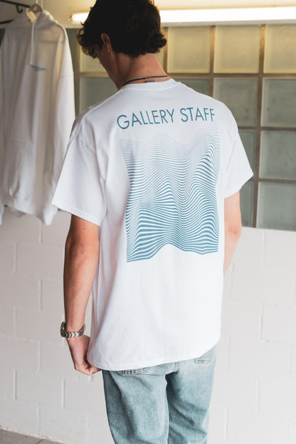 distortion / Gallery Staff Collection / T-shirt / white