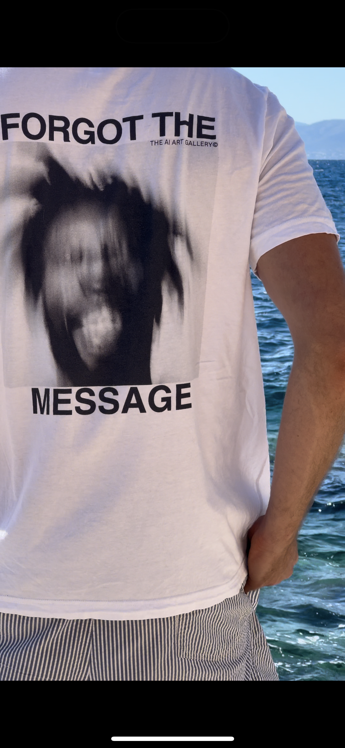 I FORGOT THE MESSAGE / T-Shirt / white
