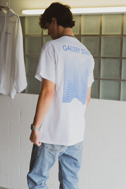 distortion / Gallery Staff Collection / T-shirt / white