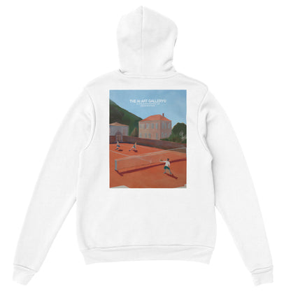 ARTSY TENNIS CLUB / / Hoodie / white