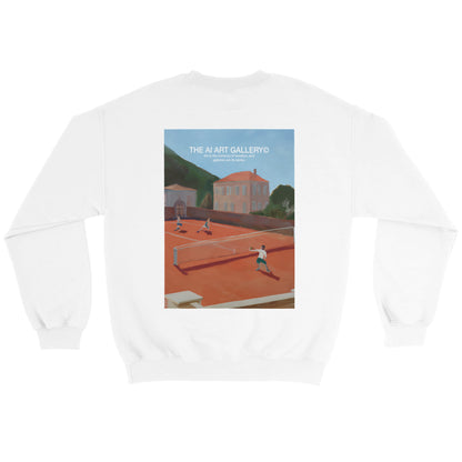 ARTSY TENNIS CLUB / / Sweatshirt / White