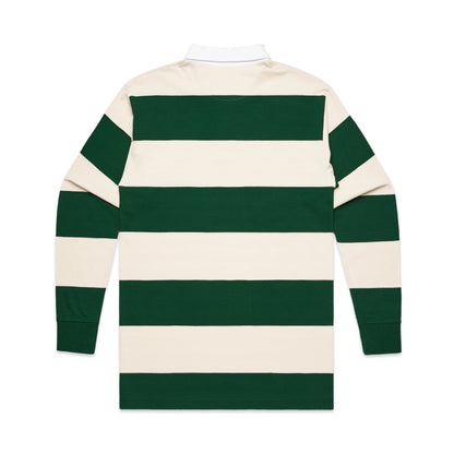 Art Club Member Rugby Stripe Jersey, Natural/Forest