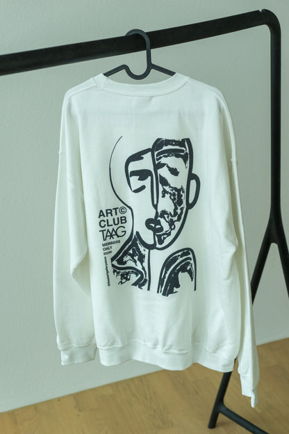 WHITE MAN SWEATSHIRT