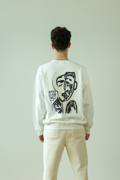 WHITE MAN SWEATSHIRT