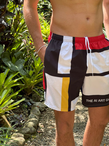 coloratus lineae / Men's swim trunks