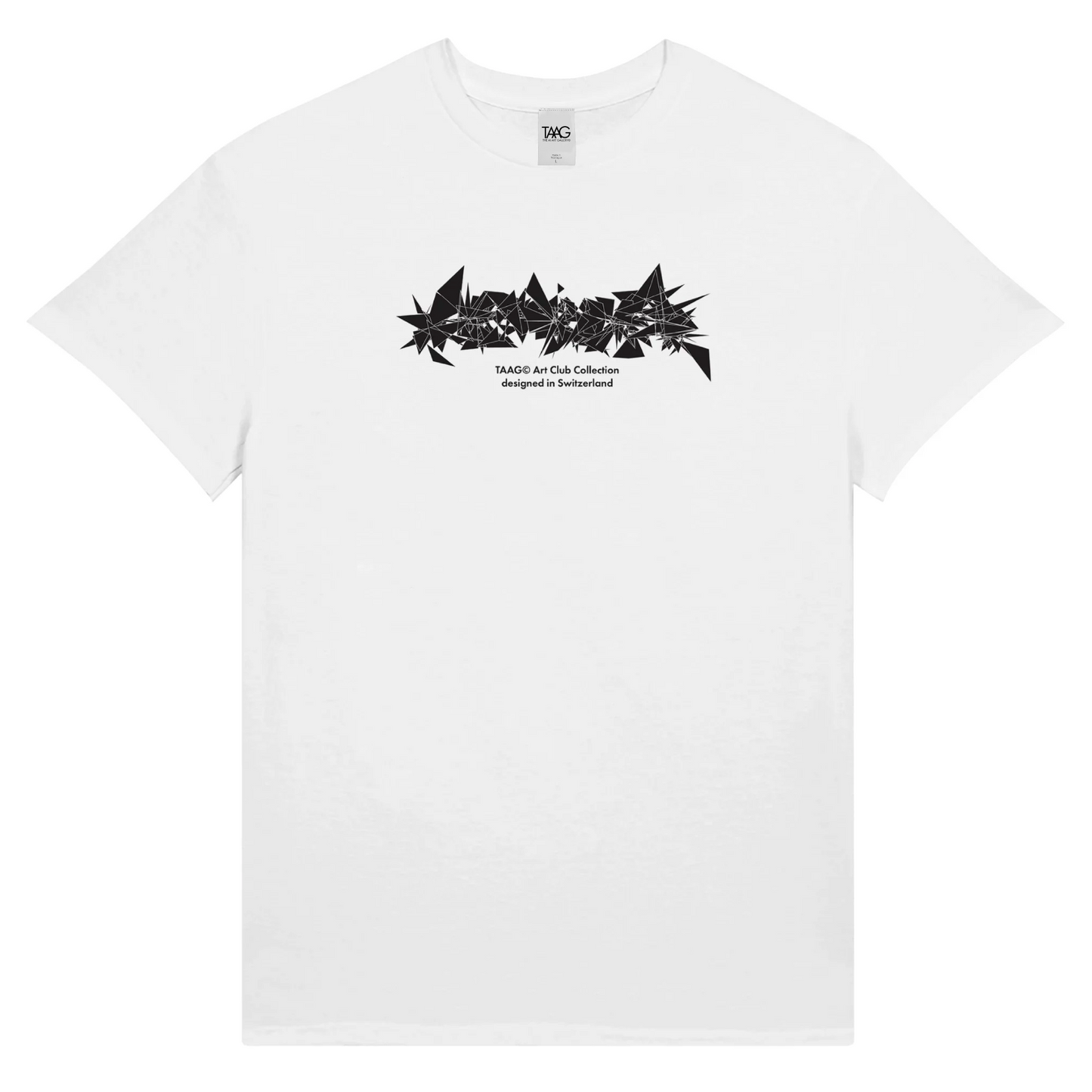 GLITCH LOGO TEE WHITE