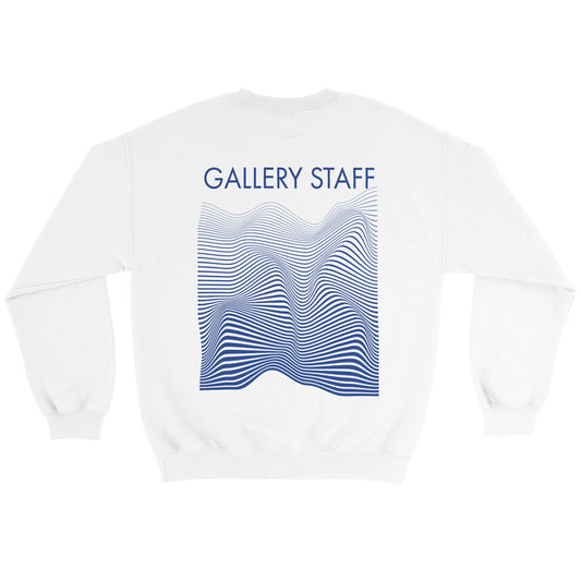 distortion / Gallery Staff Collection / Sweatshirt / white