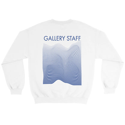 distortion / Gallery Staff Collection / Sweatshirt / white