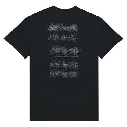 GRAPHIC LINES TEE Black