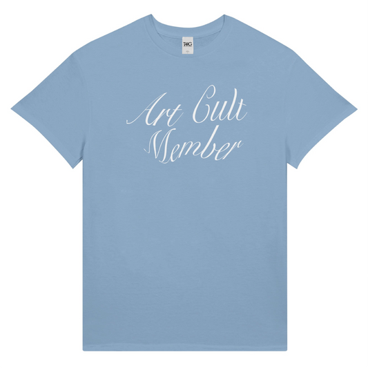 ART CULT MEMBER TEE BLUE