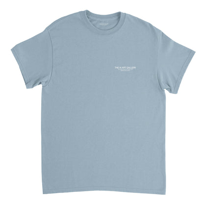 distortion / Gallery Staff Collection / T-shirt / light blue