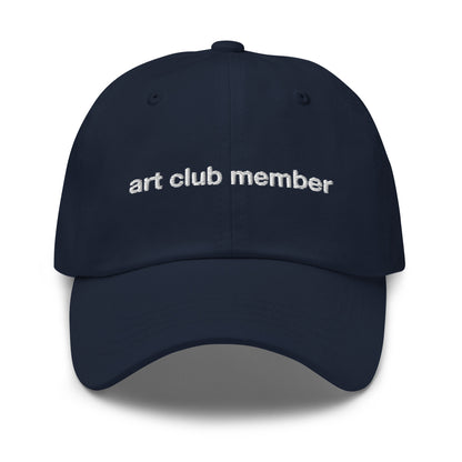 art club member / Dad cap / navy