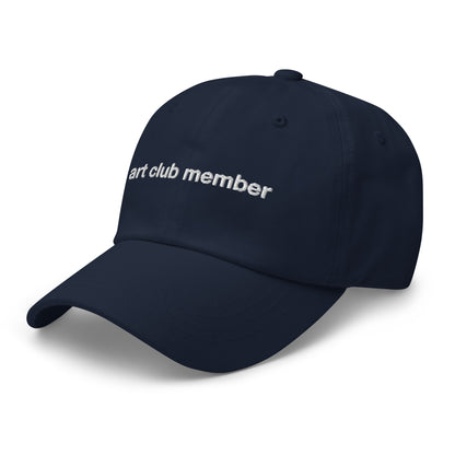 art club member / Dad cap / navy