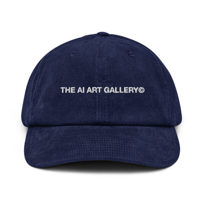 Logo Corduroy Cap / Navy