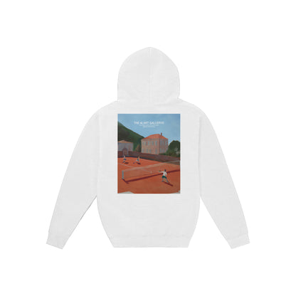 ARTSY TENNIS CLUB / / Hoodie / white