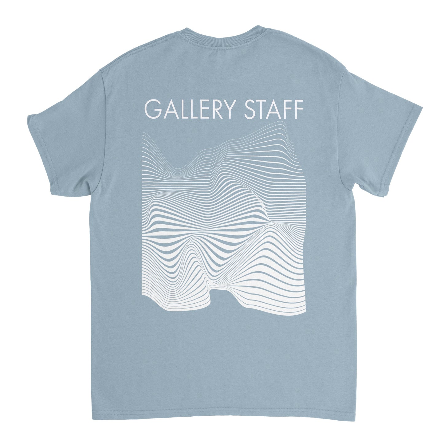 distortion / Gallery Staff Collection / T-shirt / light blue