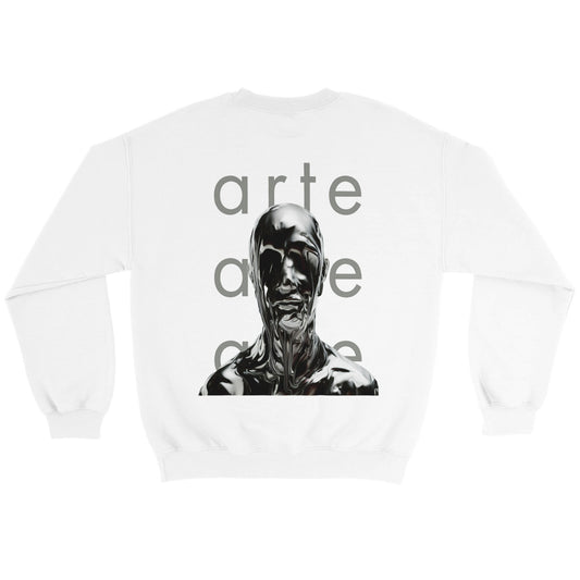 arte / Gallery Staff Collection / Sweatshirt / white-silver