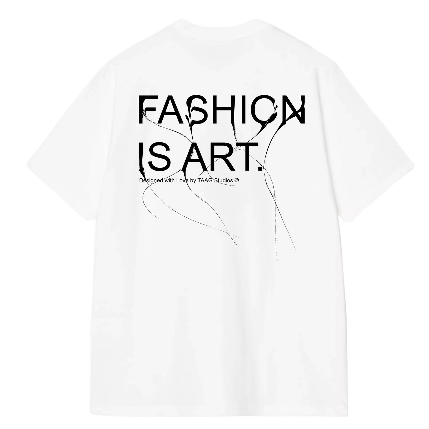 Fashion is Art Tee / White