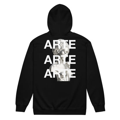 ARTE / heavy blend zip hoodie / Black