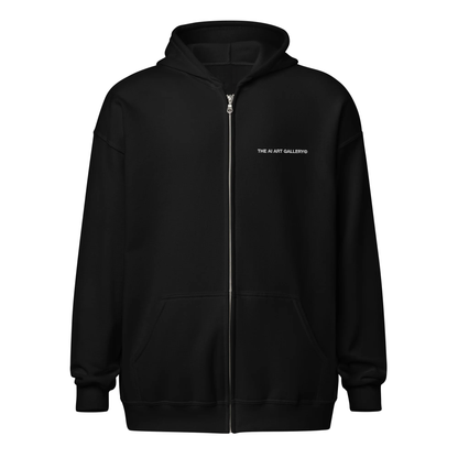 ARTE / heavy blend zip hoodie / Black